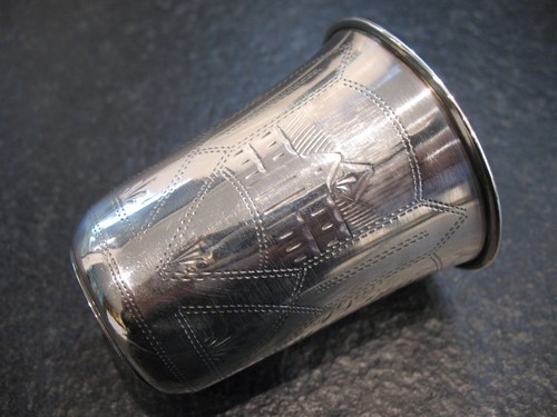 Becher silber 875 russland - becher,
