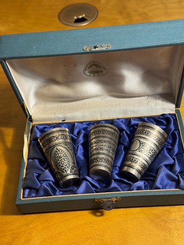 Schnapsgläser becher silber - schnapsgläser,