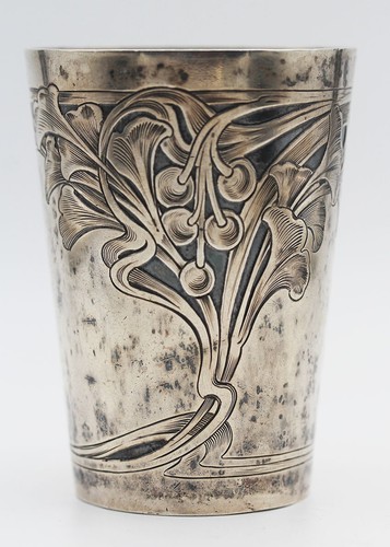 Silber becher jugendstil - silber, ,