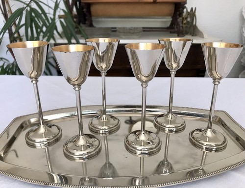 Antik schönes set versilbert - set,
