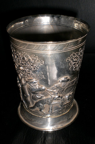 Augsburger jagdbecher silber - augsburger,