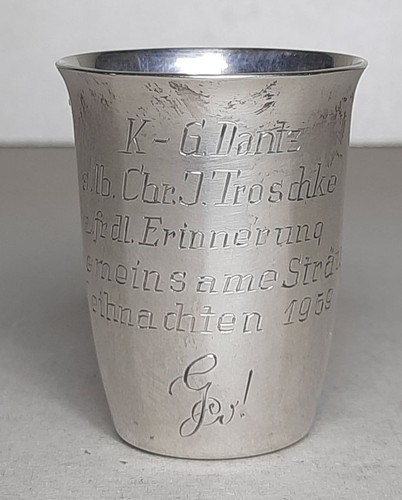 Schnapsbecher 835 silber - -, –
