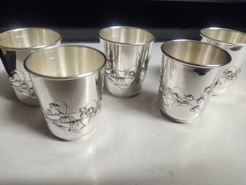 Versilberte becher vintage - versilberte,