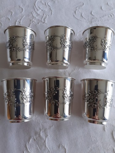 Versilberte becher vintage - versilberte,