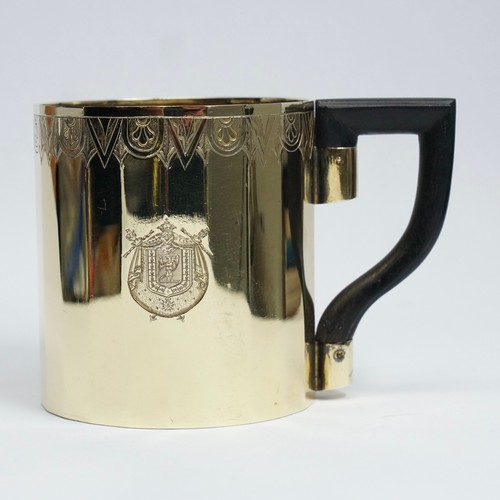 Silber becher vergoldet - silber,