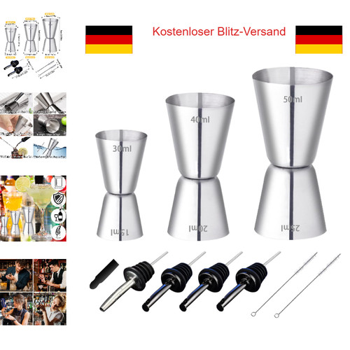 Cocktail messbecher edelstahl - messbecher,