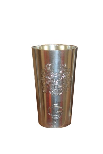 Offiziersbecher 800 silber - 800,