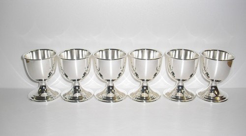Eierbecher versilbert 6 - eierbecher,, versilbert,