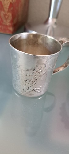 Antiker silberbecher motiv - silberbecher,
